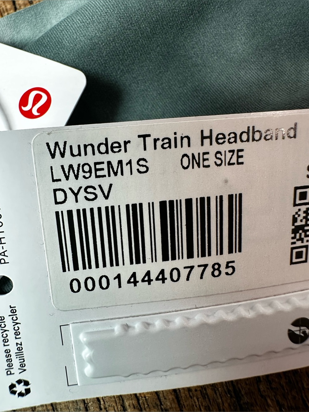 lululemon athletica teal workout headband - Picture 6 of 7